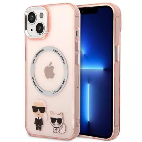 Karl Lagerfeld Etui Karl Lagerfeld KLHMP14MHKCP do iPhone 14 Plus 6,7" hardcase Karl & Choupette Aluminium Magsafe Karl Lagerfeld Etui Karl Lagerfeld KLHMP14MHKCP do iPhone 14 Plus 6,7" hardcase Karl & Choupette Aluminium Magsafe