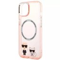 Karl Lagerfeld Etui Karl Lagerfeld KLHMP14MHKCP do iPhone 14 Plus 6,7" hardcase Karl & Choupette Aluminium Magsafe
