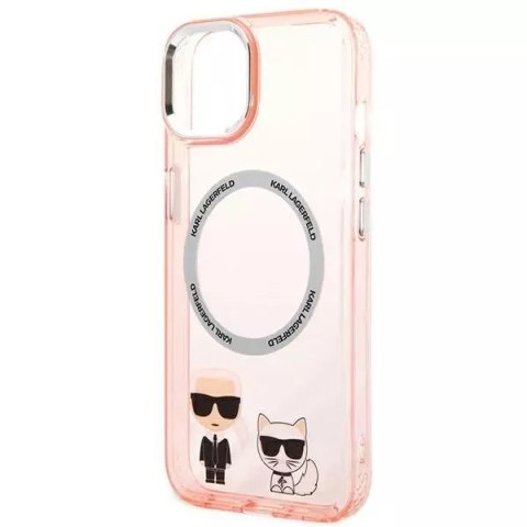 Karl Lagerfeld Etui Karl Lagerfeld KLHMP14MHKCP do iPhone 14 Plus 6,7" hardcase Karl & Choupette Aluminium Magsafe Karl Lagerfeld Etui Karl Lagerfeld KLHMP14MHKCP do iPhone 14 Plus 6,7" hardcase Karl & Choupette Aluminium Magsafe