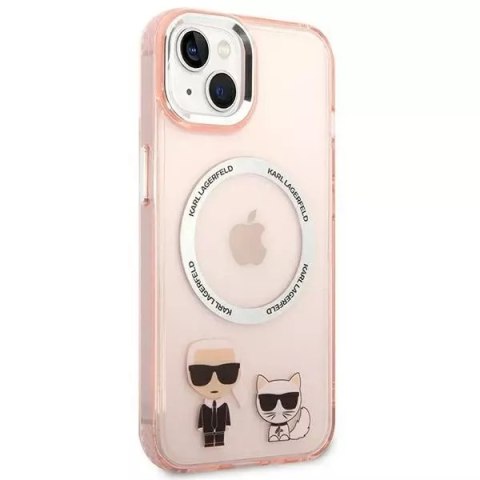 Karl Lagerfeld Etui Karl Lagerfeld KLHMP14MHKCP do iPhone 14 Plus 6,7" hardcase Karl & Choupette Aluminium Magsafe Karl Lagerfeld Etui Karl Lagerfeld KLHMP14MHKCP do iPhone 14 Plus 6,7" hardcase Karl & Choupette Aluminium Magsafe