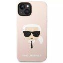 Karl Lagerfeld Etui Karl Lagerfeld KLHMP14SSLKHLP do iPhone 14 6,1" hardcase Silicone Karl`s Head Magsafe