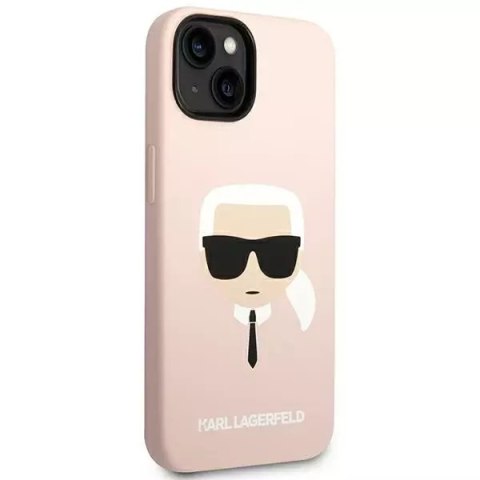 Karl Lagerfeld Etui Karl Lagerfeld KLHMP14SSLKHLP do iPhone 14 6,1" hardcase Silicone Karl`s Head Magsafe Karl Lagerfeld Etui Karl Lagerfeld KLHMP14SSLKHLP do iPhone 14 6,1" hardcase Silicone Karl`s Head Magsafe