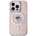Karl Lagerfeld Etui Karl Lagerfeld KLHMP15LHFCCNOP do iPhone 15 Pro 6.1" różowy/pink hardcase IML Choupette MagSafe