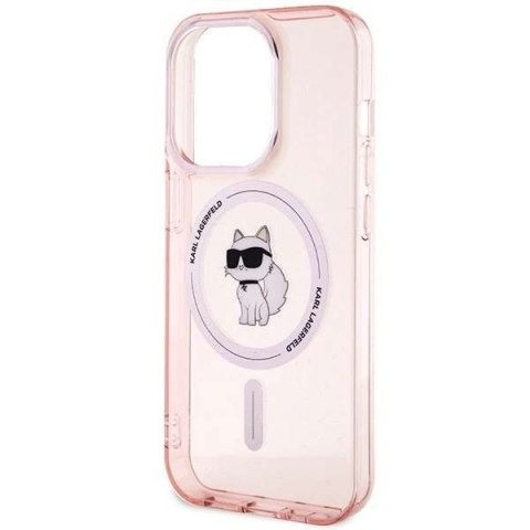 Karl Lagerfeld Etui Karl Lagerfeld KLHMP15LHFCCNOP do iPhone 15 Pro 6.1" różowy/pink hardcase IML Choupette MagSafe Karl Lagerfeld Etui Karl Lagerfeld KLHMP15LHFCCNOP do iPhone 15 Pro 6.1" różowy/pink hardcase IML Choupette MagSafe