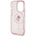 Karl Lagerfeld Etui Karl Lagerfeld KLHMP15LHFCCNOP do iPhone 15 Pro 6.1" różowy/pink hardcase IML Choupette MagSafe