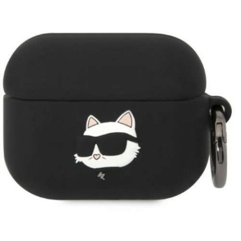 Karl Lagerfeld Etui ochronne na słuchawki Karl Lagerfeld KLAPRUNCHK do Apple AirPods Pro cover czarny/black Silicone Choupette Head 3D Karl Lagerfeld Etui ochronne na słuchawki Karl Lagerfeld KLAPRUNCHK do Apple AirPods Pro cover czarny/black Silicone Choupette Head 3D