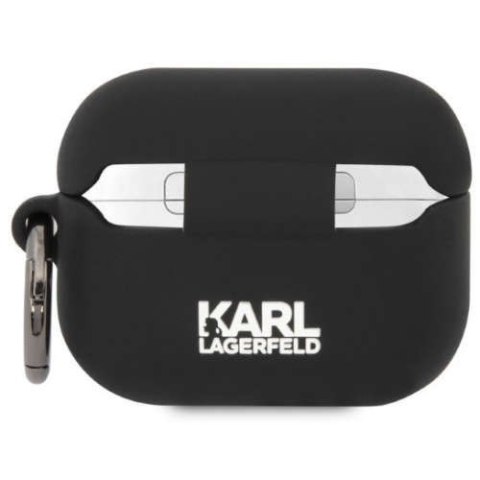 Karl Lagerfeld Etui ochronne na słuchawki Karl Lagerfeld KLAPRUNCHK do Apple AirPods Pro cover czarny/black Silicone Choupette Head 3D Karl Lagerfeld Etui ochronne na słuchawki Karl Lagerfeld KLAPRUNCHK do Apple AirPods Pro cover czarny/black Silicone Choupette Head 3D