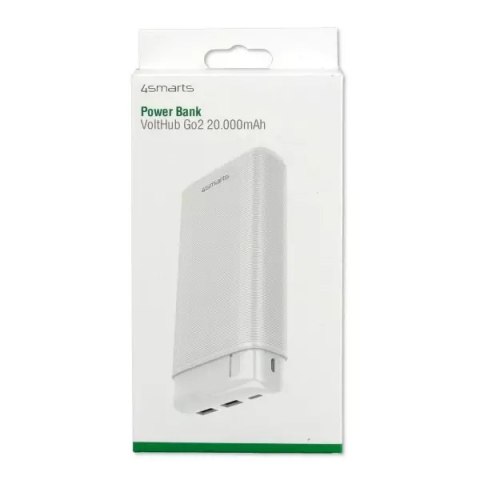 ProducentTymczasowy 4smarts Powerbank VoltHub Go2 20000mAh white 468729 ProducentTymczasowy 4smarts Powerbank VoltHub Go2 20000mAh white 468729