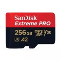 SanDisk Karta pamięci SANDISK EXTREME PRO microSDXC 256GB 200/140 MB/s UHS-I U3 (SDSQXCD-256G-GN6MA)