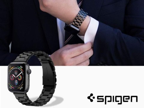 Spigen Bransoleta Spigen Modern Fit Band do Apple Watch 2/3/4/5/6/SE (42/44mm) Black Spigen Bransoleta Spigen Modern Fit Band do Apple Watch 2/3/4/5/6/SE (42/44mm) Black