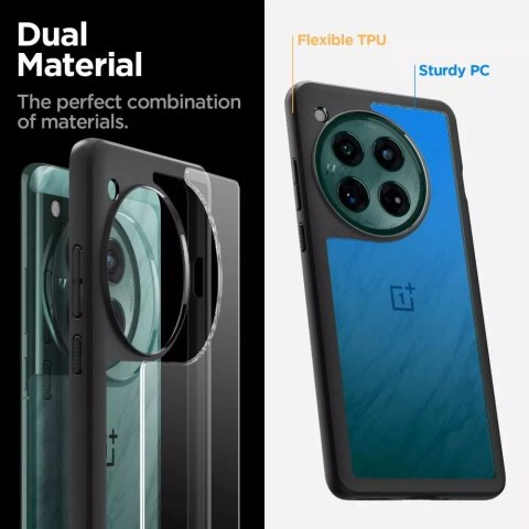 Spigen Etui Spigen Ultra Hybrid do OnePlus 12 Matte Black Spigen Etui Spigen Ultra Hybrid do OnePlus 12 Matte Black