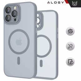 Alogy 3w1 Zestaw Etui Hybrydowe + 2x Szkło hartowane do Apple iPhone 16 Pro Max obudowa ochronna Hybrydowe MagSafe z ochroną obiektywu
