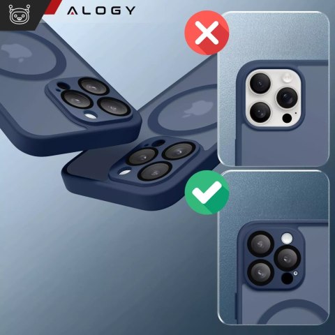 Alogy 3w1 Zestaw Etui Hybrydowe + Szkło do Apple iPhone 16 Pro obudowa ochronna Hybrydowe MagSafe z ochroną obiektywu case + 2x Szkło Alogy 3w1 Zestaw Etui Hybrydowe + Szkło do Apple iPhone 16 Pro obudowa ochronna Hybrydowe MagSafe z ochroną obiektywu case + 2x Szkło