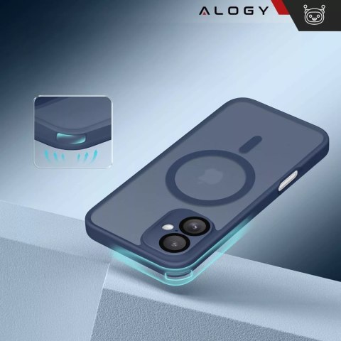 Alogy 3w1 Zestaw Etui Hybrydowe + Szkło hartowane do Apple iPhone 16 obudowa ochronna Hybrydowe MagSafe z ochroną obiektywu case na te Alogy 3w1 Zestaw Etui Hybrydowe + Szkło hartowane do Apple iPhone 16 obudowa ochronna Hybrydowe MagSafe z ochroną obiektywu case na te