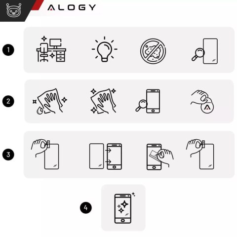 Alogy 3w1 Zestaw Etui Hybrydowe + Szkło hartowane do Apple iPhone 16 obudowa ochronna Hybrydowe MagSafe z ochroną obiektywu case na te Alogy 3w1 Zestaw Etui Hybrydowe + Szkło hartowane do Apple iPhone 16 obudowa ochronna Hybrydowe MagSafe z ochroną obiektywu case na te