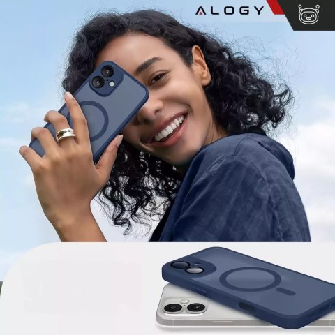 Alogy 3w1 Zestaw Etui Hybrydowe + Szkło hartowane do Apple iPhone 16 obudowa ochronna Hybrydowe MagSafe z ochroną obiektywu case na te Alogy 3w1 Zestaw Etui Hybrydowe + Szkło hartowane do Apple iPhone 16 obudowa ochronna Hybrydowe MagSafe z ochroną obiektywu case na te