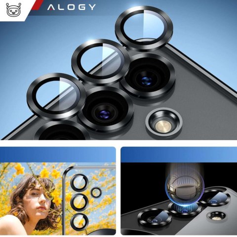 Alogy Etui do Samsung Galaxy S24 Mag Safe Glamour Case Ring obudowa ochrona aparatów Alogy Czarne przezroczyste Alogy Etui do Samsung Galaxy S24 Mag Safe Glamour Case Ring obudowa ochrona aparatów Alogy Czarne przezroczyste