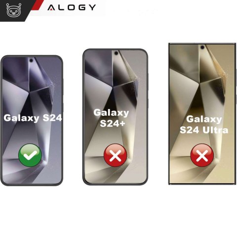 Alogy Etui do Samsung Galaxy S24 Mag Safe Glamour Case Ring obudowa ochrona aparatów Alogy Złote przezroczyste Alogy Etui do Samsung Galaxy S24 Mag Safe Glamour Case Ring obudowa ochrona aparatów Alogy Złote przezroczyste