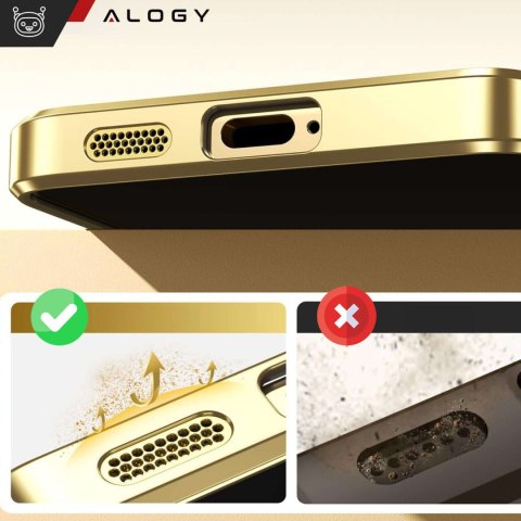Alogy Etui do Samsung Galaxy S24 Mag Safe Glamour Case Ring obudowa ochrona aparatów Alogy Złote przezroczyste Alogy Etui do Samsung Galaxy S24 Mag Safe Glamour Case Ring obudowa ochrona aparatów Alogy Złote przezroczyste