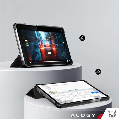 Alogy Etui do Samsung Galaxy Tab A9 2023 8.7" X110 / X115 obudowa na tablet Case Alogy Book Cover Czarne Alogy Etui do Samsung Galaxy Tab A9 2023 8.7" X110 / X115 obudowa na tablet Case Alogy Book Cover Czarne