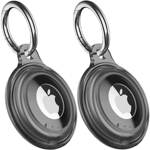 Alogy Etui na lokalizator do Apple AirTag Brelok Wodoodporny Case Alogy 360 IPX8 Obudowa z zawieszką Matowe Czarne Alogy Etui na lokalizator do Apple AirTag Brelok Wodoodporny Case Alogy 360 IPX8 Obudowa z zawieszką Matowe Czarne