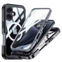 Alogy Etui ochronne na telefon do Apple iPhone 16 Alogy Shield360 MagCase™️ do MagSafe obudowa z ochroną wyświetlacza i aparatu Czarne