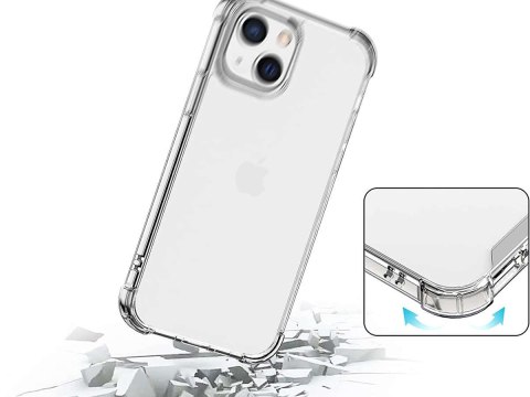 Alogy Etui pancerne ShockProof Alogy do Apple iPhone 13 6.1 Przezroczyste Alogy Etui pancerne ShockProof Alogy do Apple iPhone 13 6.1 Przezroczyste