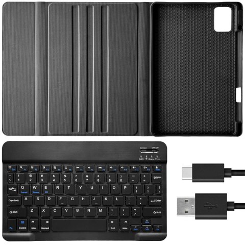 Alogy Etui z klawiaturą do Lenovo Tab M11 10.95" TB330FU / TB330XU / TB331FC klawiatura Bluetooth case Alogy Czarne Alogy Etui z klawiaturą do Lenovo Tab M11 10.95" TB330FU / TB330XU / TB331FC klawiatura Bluetooth case Alogy Czarne