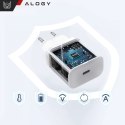 Alogy Ładowarka sieciowa szybka 30W USB-C USB typ C GaN PD do iPhone kostka Alogy Biała