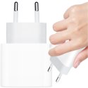 Alogy Ładowarka sieciowa szybka 30W USB-C USB typ C GaN PD do iPhone kostka Alogy Biała