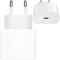 Alogy Ładowarka sieciowa szybka 30W USB-C USB typ C GaN PD do iPhone kostka Alogy Biała