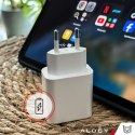 Alogy Ładowarka sieciowa szybka 30W USB-C USB typ C GaN PD do iPhone kostka Alogy Biała