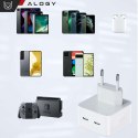 Alogy Ładowarka sieciowa szybka 35W 2x USB-C USB typ C PD do iPhone + Kabel type-C 1m Alogy Biała