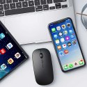 Alogy Myszka mysz bezprzewodowa komputerowa Alogy Mouse Bluetooth do laptopa tabletu Czarna