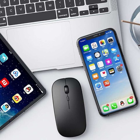 Alogy Myszka mysz bezprzewodowa komputerowa Alogy Mouse Bluetooth do laptopa tabletu Czarna Alogy Myszka mysz bezprzewodowa komputerowa Alogy Mouse Bluetooth do laptopa tabletu Czarna