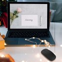 Alogy Myszka mysz bezprzewodowa komputerowa Alogy Mouse Bluetooth do laptopa tabletu Czarna