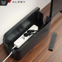 Alogy Organizer kabli biurkowy podłogowy pojemnik pudełko na kable listwy Alogy Box S 23cm Czarny