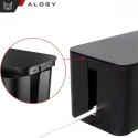 Alogy Organizer kabli biurkowy podłogowy pojemnik pudełko na kable listwy Alogy Box S 23cm Czarny