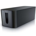 Alogy Organizer kabli biurkowy podłogowy pojemnik pudełko na kable listwy Alogy Box S 23cm Czarny