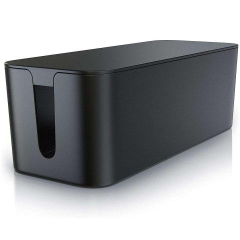 Alogy Organizer kabli biurkowy podłogowy pojemnik pudełko na kable listwy Alogy Box S 23cm Czarny Alogy Organizer kabli biurkowy podłogowy pojemnik pudełko na kable listwy Alogy Box S 23cm Czarny
