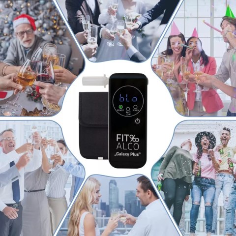 FITalco Alkomat FITalco Galaxy Plus tester trzeźwości z platynowym czujnikiem elektrochemicznym elektrochemiczny Czarny FITalco Alkomat FITalco Galaxy Plus tester trzeźwości z platynowym czujnikiem elektrochemicznym elektrochemiczny Czarny