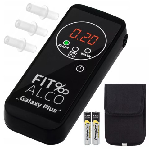 FITalco Alkomat FITalco Galaxy Plus tester trzeźwości z platynowym czujnikiem elektrochemicznym elektrochemiczny Czarny FITalco Alkomat FITalco Galaxy Plus tester trzeźwości z platynowym czujnikiem elektrochemicznym elektrochemiczny Czarny