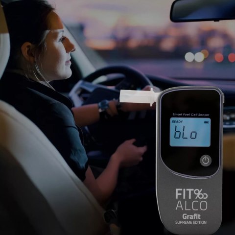 FITalco Alkomat FITalco Grafit FE tester trzeźwości z czujnikiem elektrochemicznym elektrochemiczny Szary FITalco Alkomat FITalco Grafit FE tester trzeźwości z czujnikiem elektrochemicznym elektrochemiczny Szary