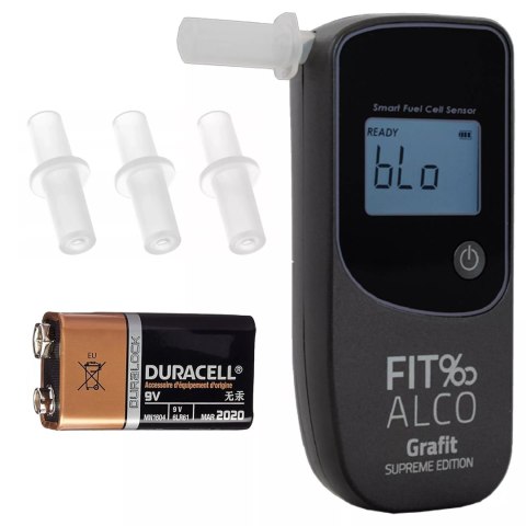FITalco Alkomat FITalco Grafit FE tester trzeźwości z czujnikiem elektrochemicznym elektrochemiczny Szary FITalco Alkomat FITalco Grafit FE tester trzeźwości z czujnikiem elektrochemicznym elektrochemiczny Szary