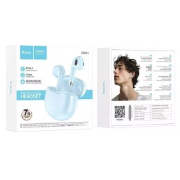 Hoco HOCO TWS EW61 Bezprzewodowe Słuchawki Bluetooth - Niebieskie z Etui Ładującym