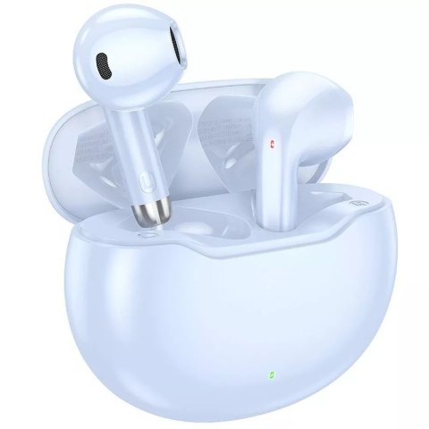 Hoco HOCO TWS EW61 Bezprzewodowe Słuchawki Bluetooth - Niebieskie z Etui Ładującym Hoco HOCO TWS EW61 Bezprzewodowe Słuchawki Bluetooth - Niebieskie z Etui Ładującym