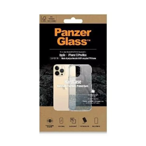 PanzerGlass Etui PanzerGlass HardCase do iPhone 13 Pro Max 6,7" Antibacterial Military grade clear 0317 PanzerGlass Etui PanzerGlass HardCase do iPhone 13 Pro Max 6,7" Antibacterial Military grade clear 0317