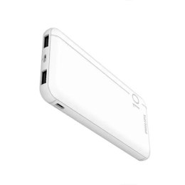Philips Philips Power Bank 10000mAh 2X USB-A Bateria awaryjna Biały DLP1810NW/62