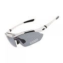 RockBros Okulary rowerowe Rockbros 10002 polaryzujące - białe