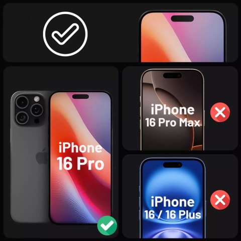 Spigen 2x Szkło Hartowane Spigen Glas.Tr "Ez Fit" 2-Pack do iPhone 16 Pro Clear Spigen 2x Szkło Hartowane Spigen Glas.Tr "Ez Fit" 2-Pack do iPhone 16 Pro Clear